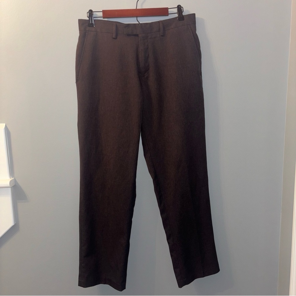 Kenneth Cole Reaction Grey Light Pinstripe Pants - Size 32x30